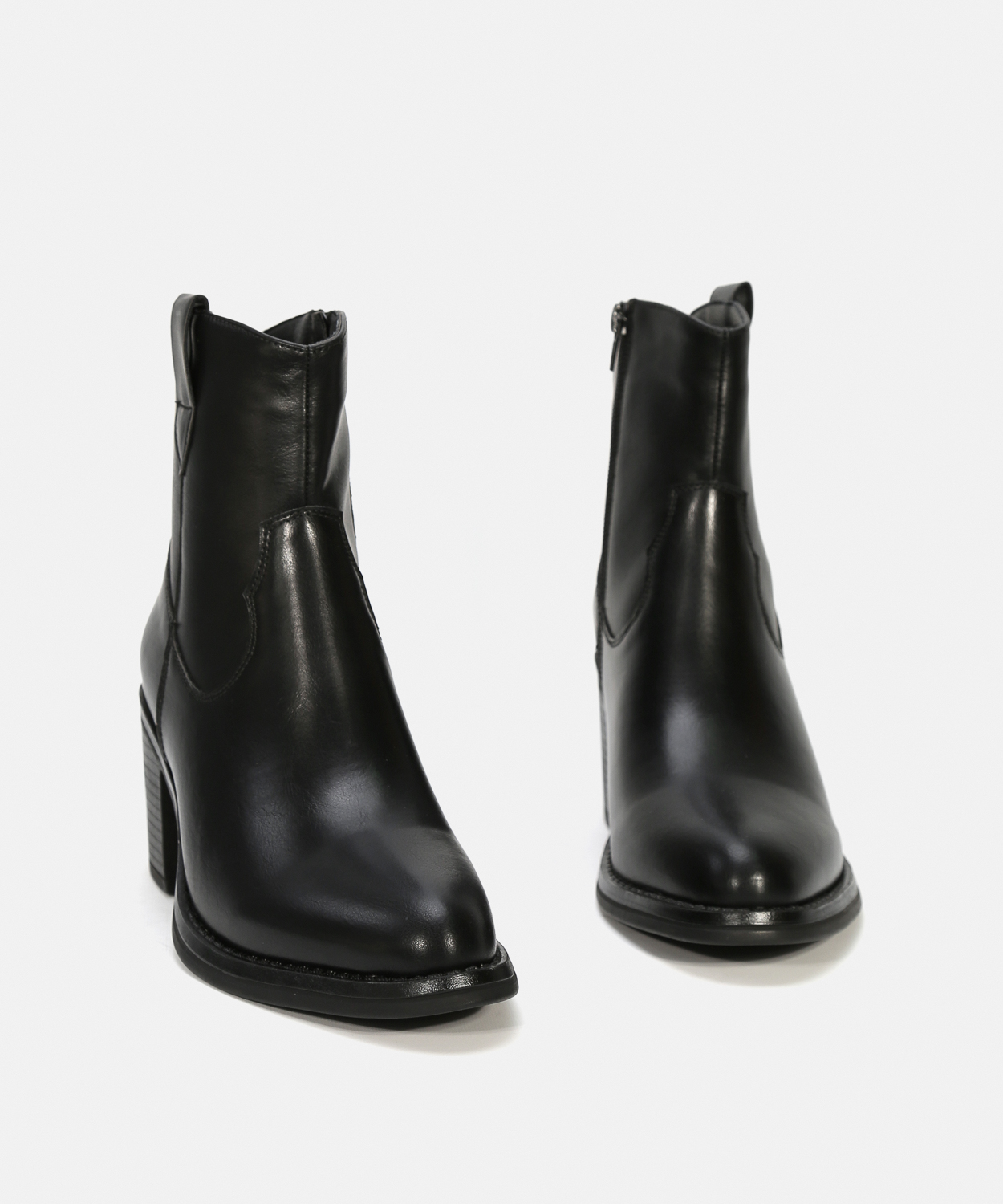 Botins salto liso image number null